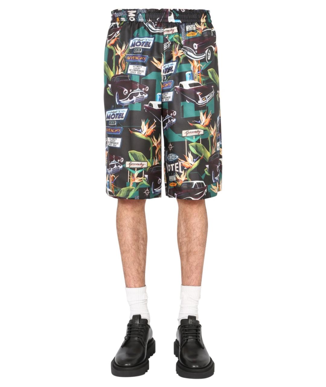 GIVENCHY Черные шелковые шорты, фото 1