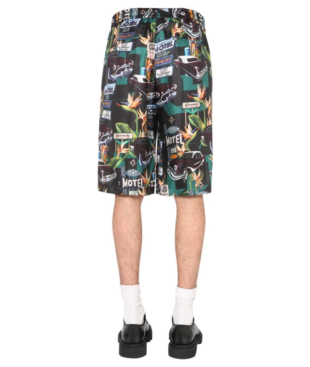 GIVENCHY Черные шелковые шорты, фото 4