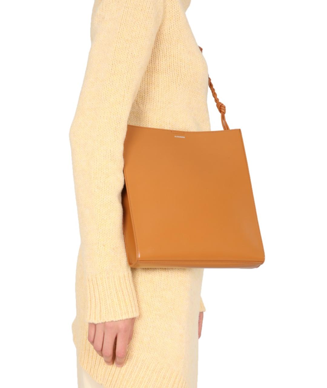 JIL SANDER Желтый шерстяной джемпер / свитер, фото 3