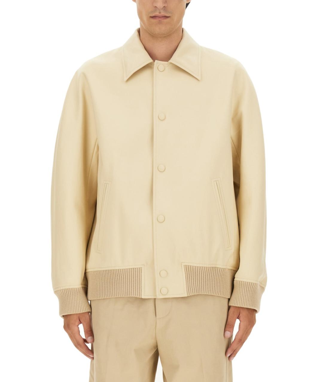 LANVIN Бежевая хлопковая куртка, фото 2