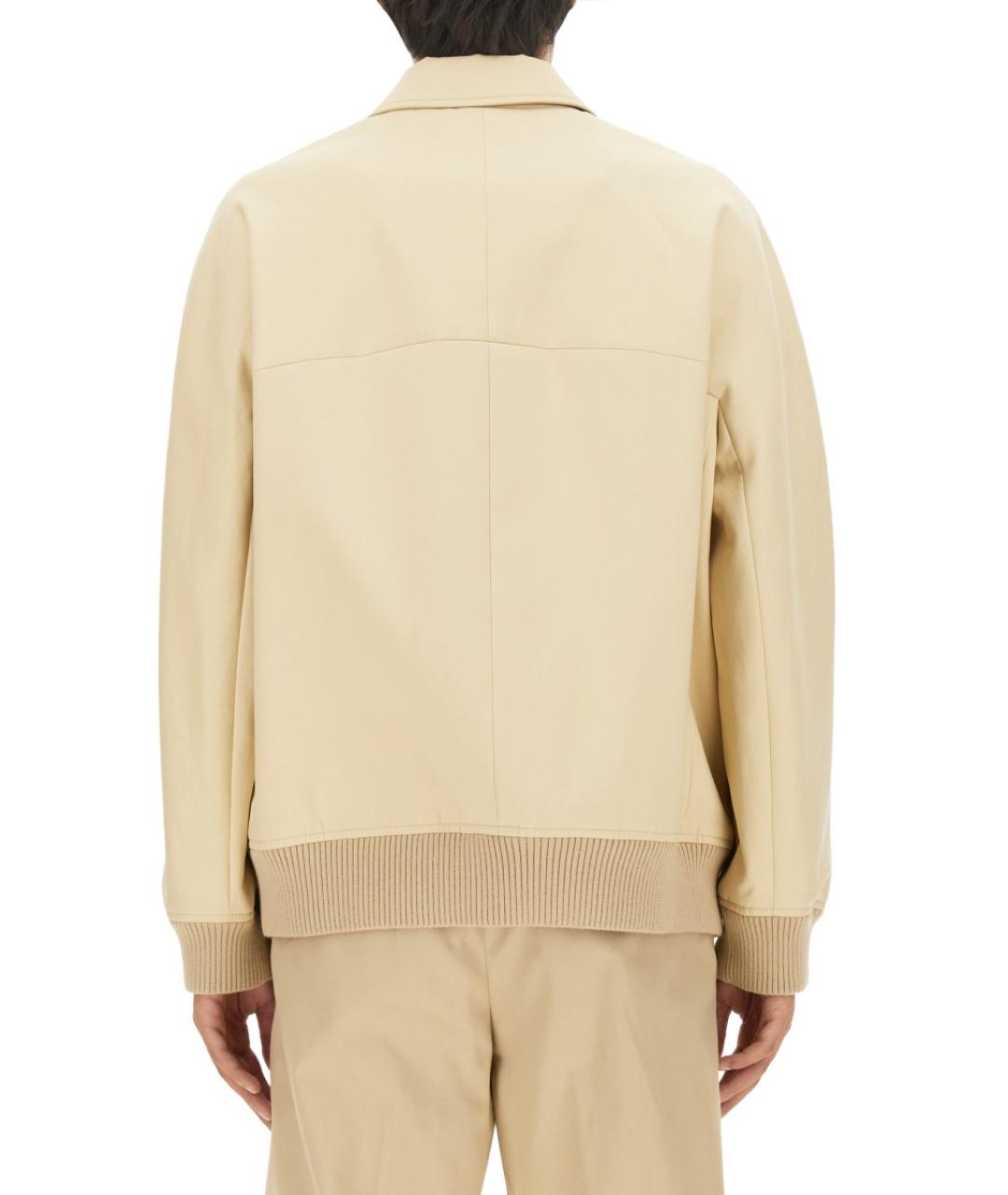 LANVIN Бежевая хлопковая куртка, фото 4