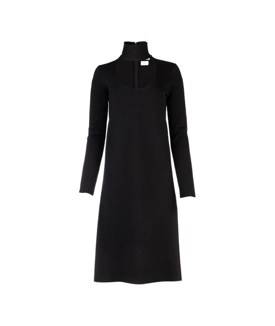 BOTTEGA VENETA Черное вискозное повседневное платье, фото 1