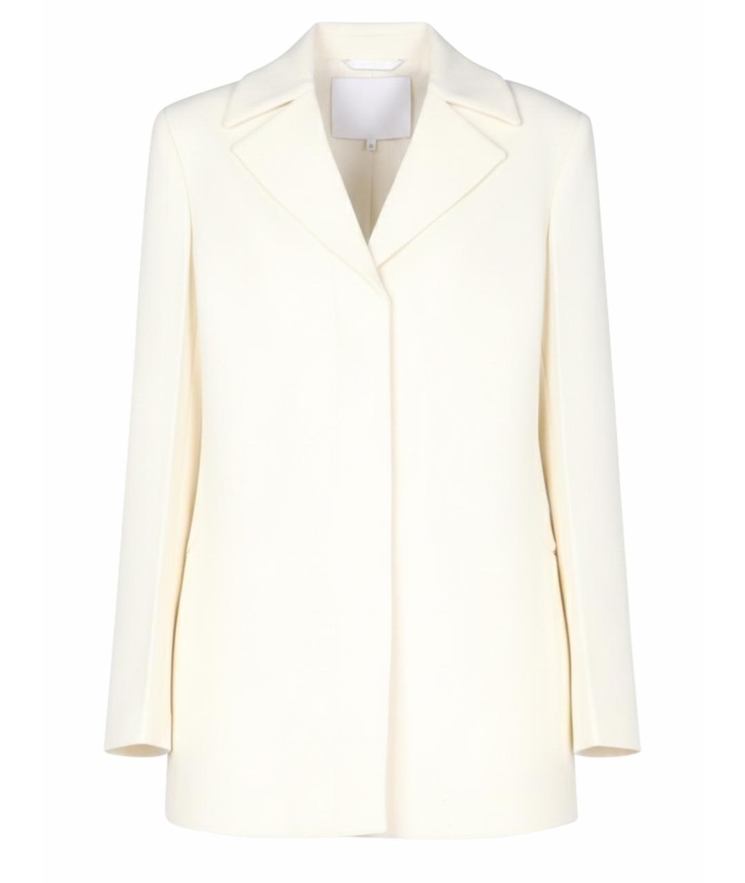 JIL SANDER Белый шерстяной жакет/пиджак, фото 1