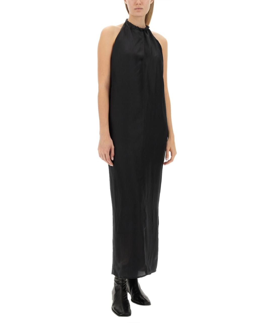 ACNE STUDIOS Черное вискозное вечернее платье, фото 3
