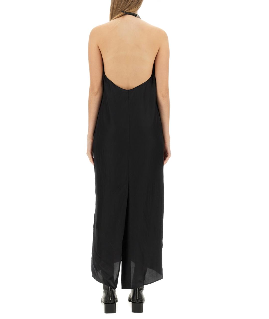 ACNE STUDIOS Черное вискозное вечернее платье, фото 4