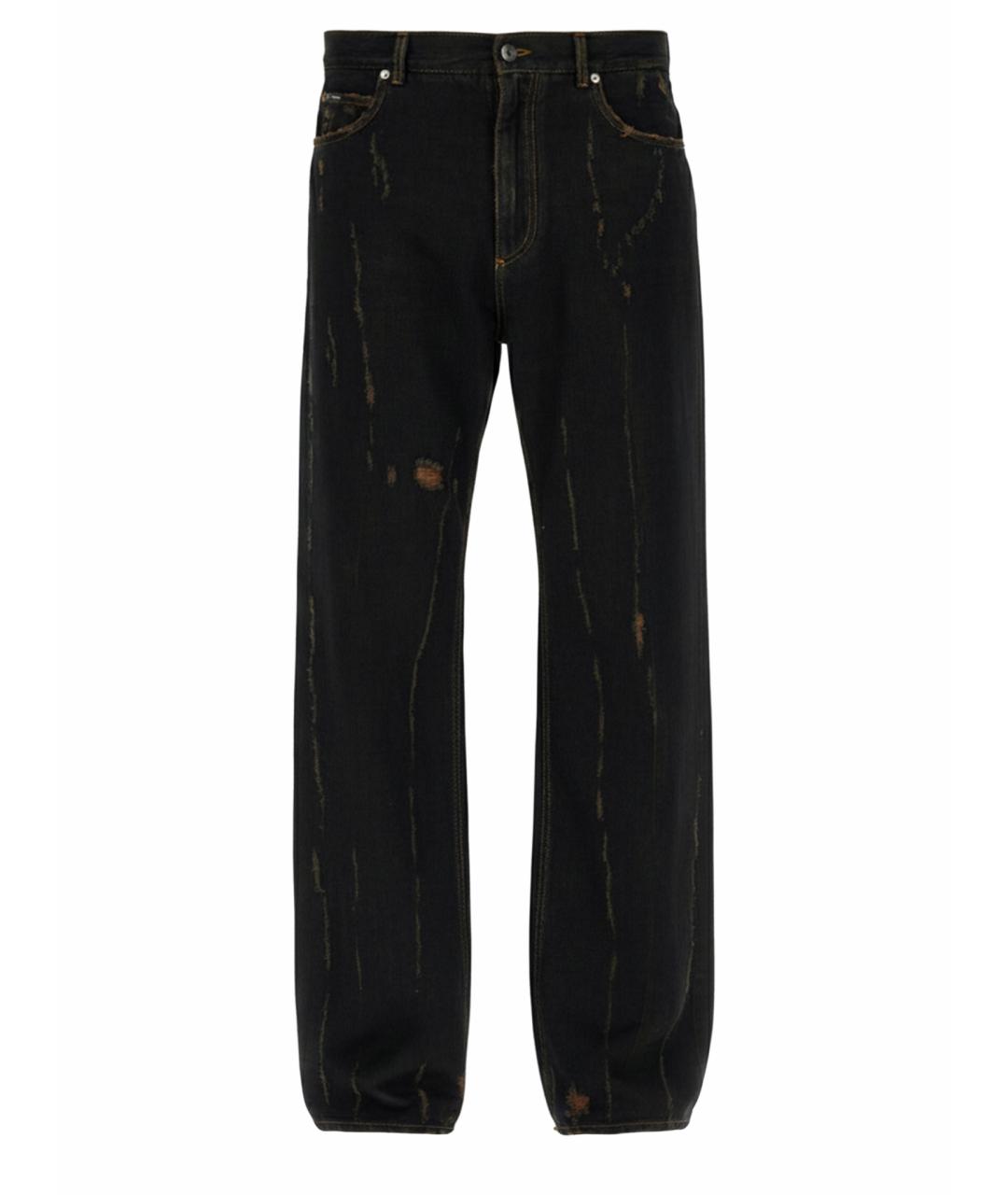 DOLCE&GABBANA Мульти хлопковые повседневные брюки, фото 1