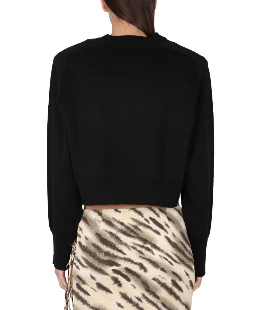 ROTATE Черный полиэстеровый джемпер / свитер, фото 4