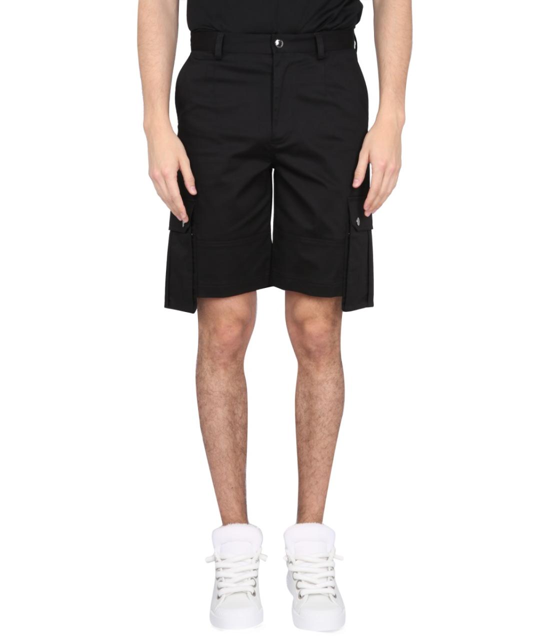 DOLCE&GABBANA Черные хлопковые шорты, фото 5