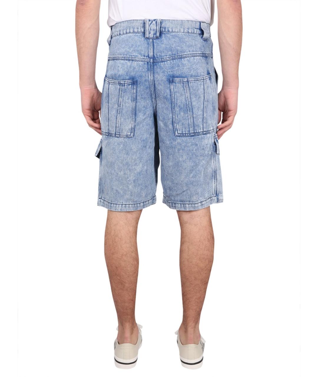 ISABEL MARANT Голубые хлопковые повседневные брюки, фото 5