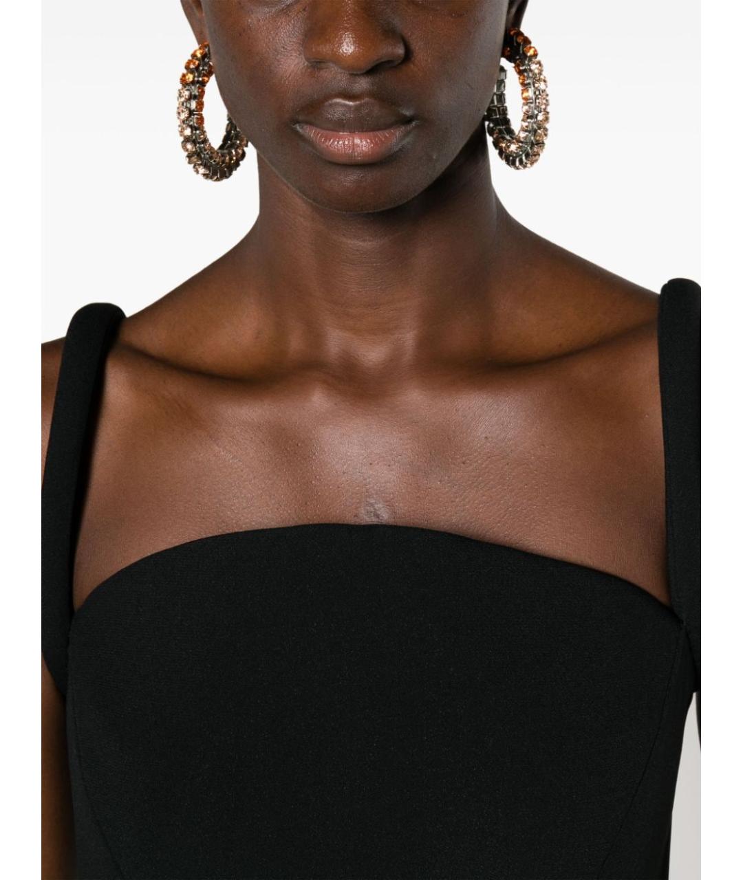 VERSACE Черное повседневное платье, фото 2