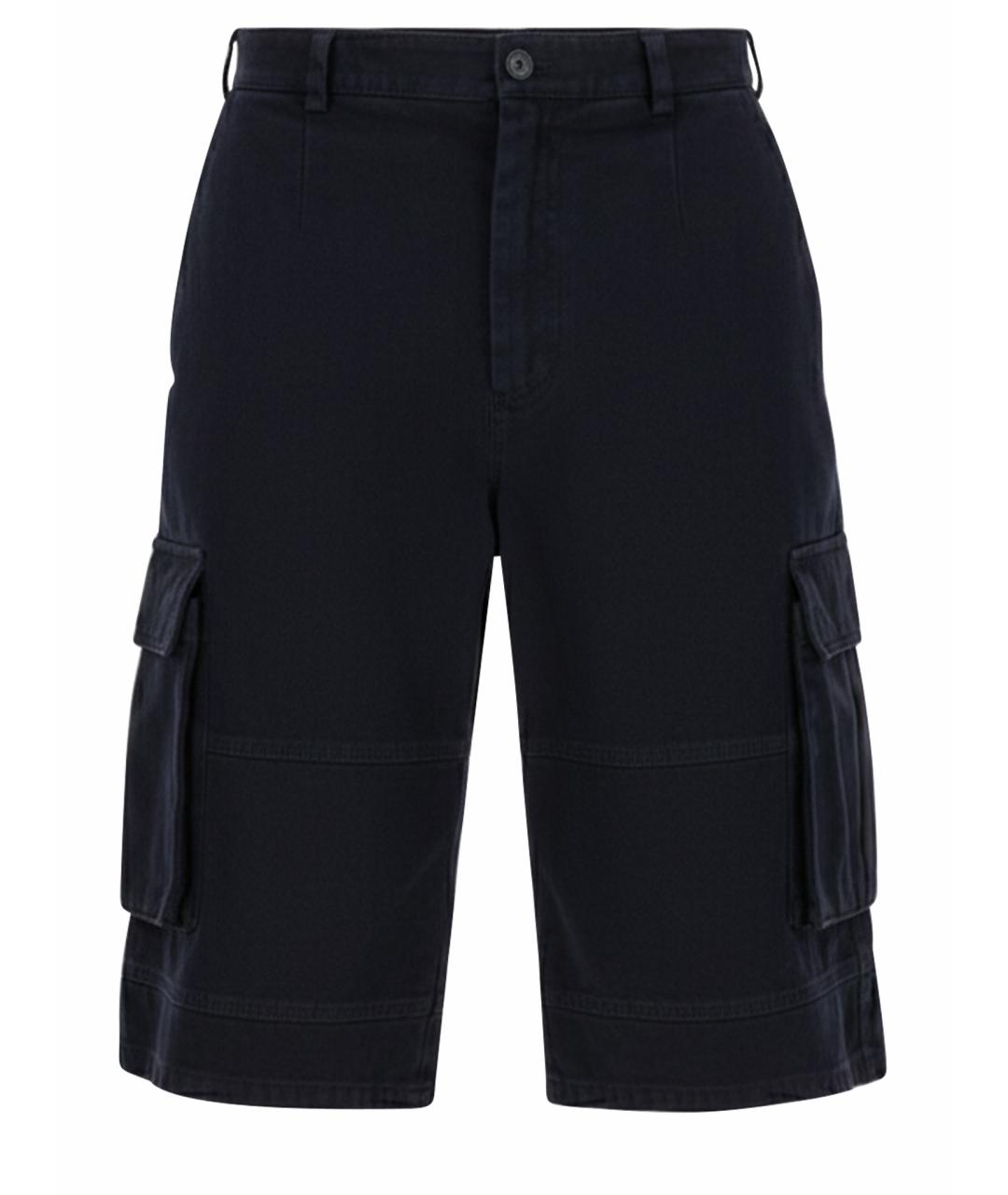 DOLCE&GABBANA Синие хлопковые шорты, фото 1