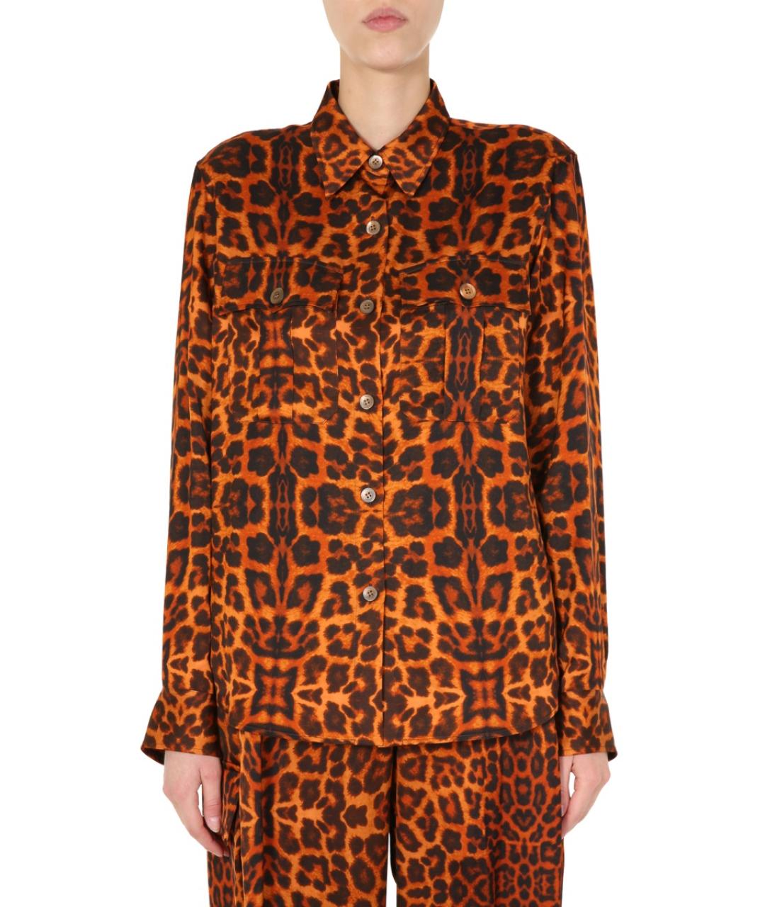 DRIES VAN NOTEN Мульти вискозная рубашка, фото 2