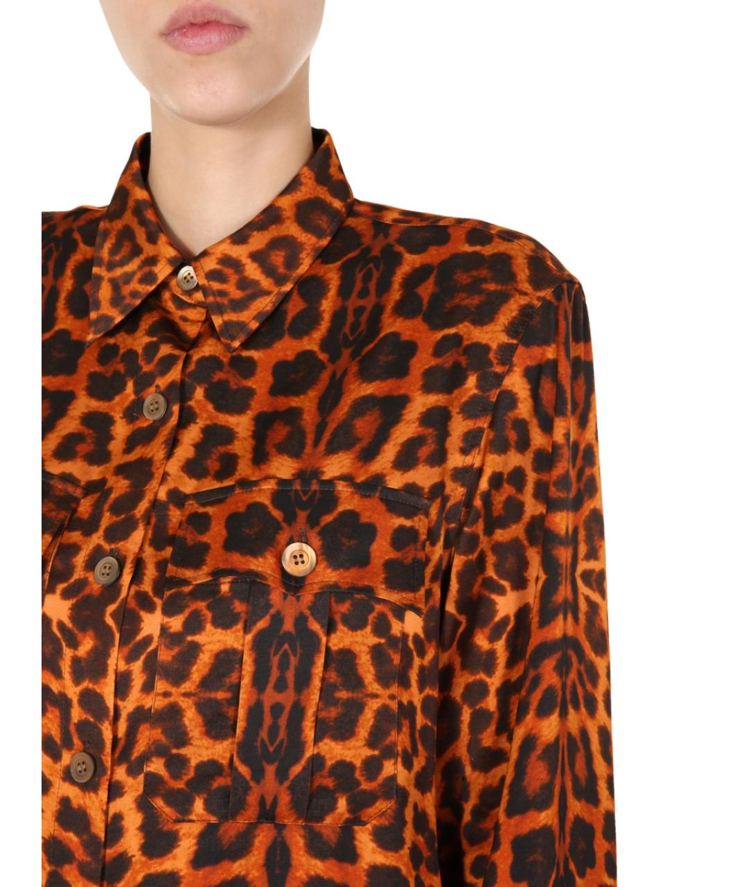 DRIES VAN NOTEN Мульти вискозная рубашка, фото 5