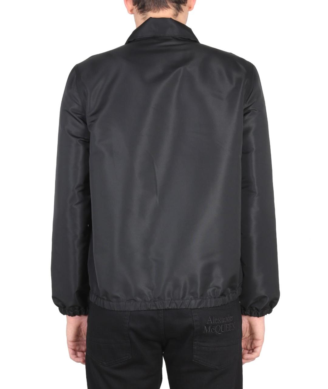 ALEXANDER MCQUEEN Черная полиэстеровая куртка, фото 4