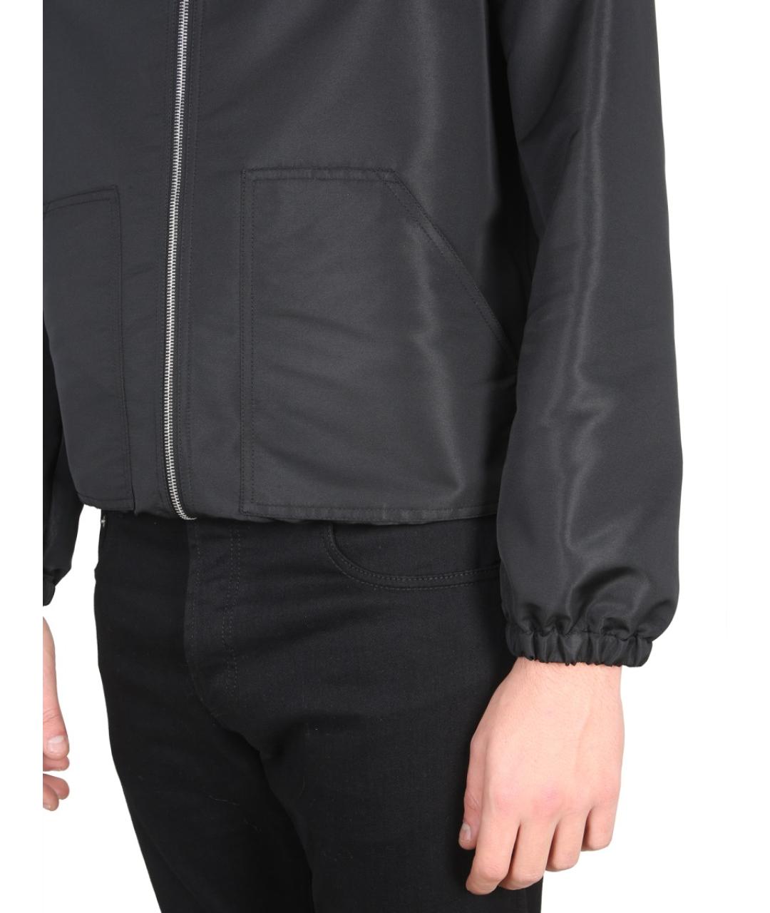 ALEXANDER MCQUEEN Черная полиэстеровая куртка, фото 6