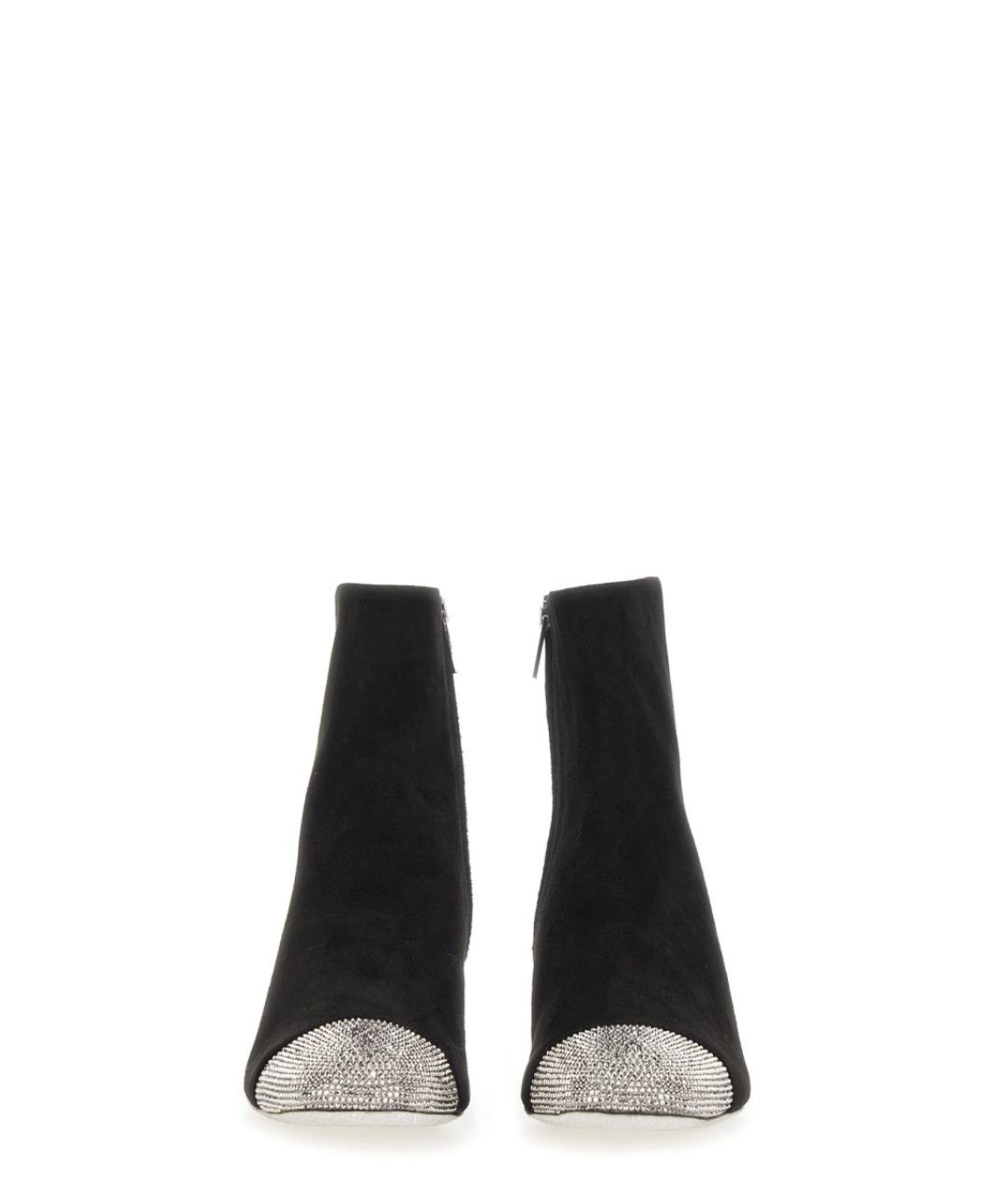 RENE CAOVILLA Черные замшевые ботильоны, фото 2
