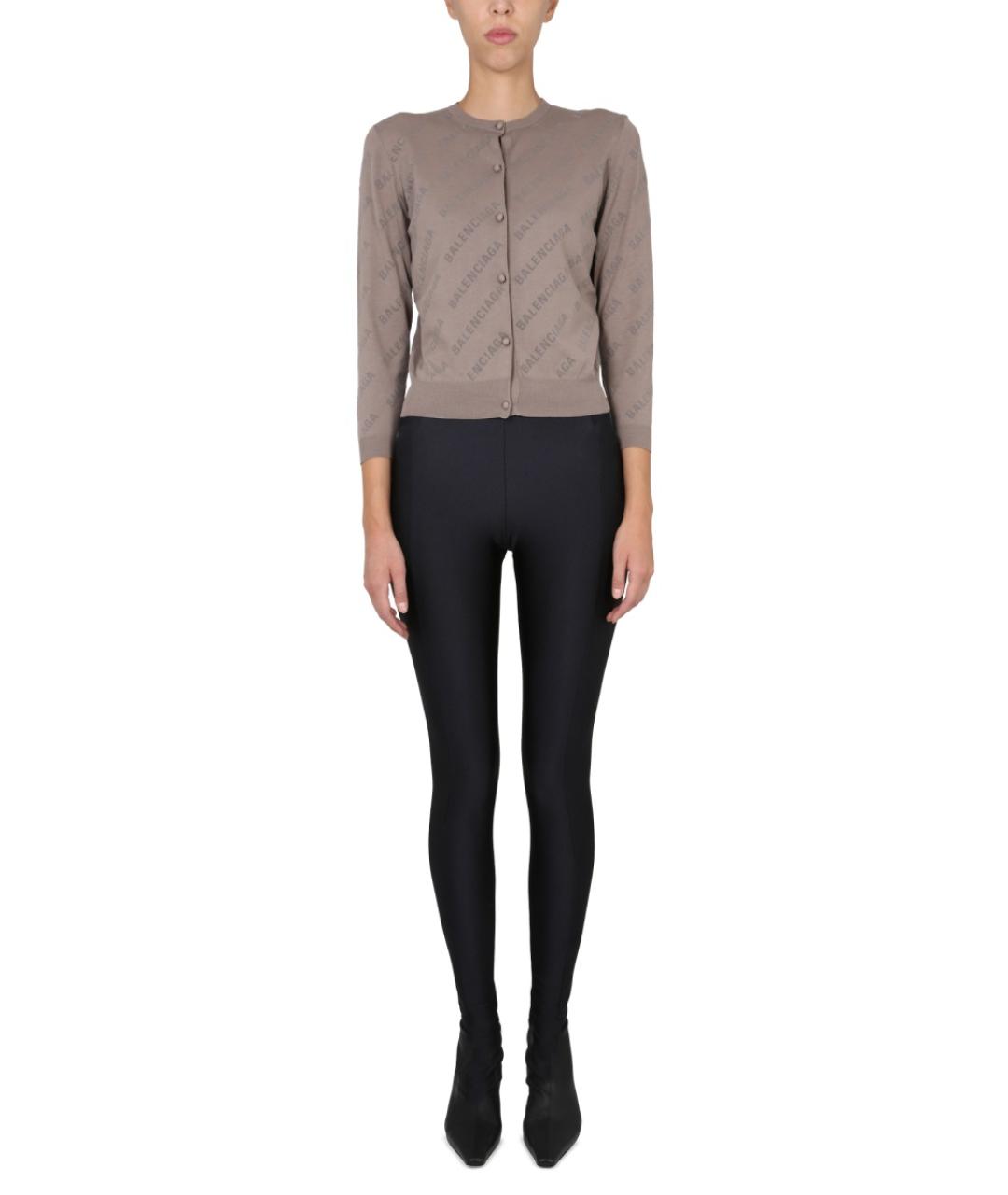 BALENCIAGA Бежевый хлопковый кардиган, фото 3