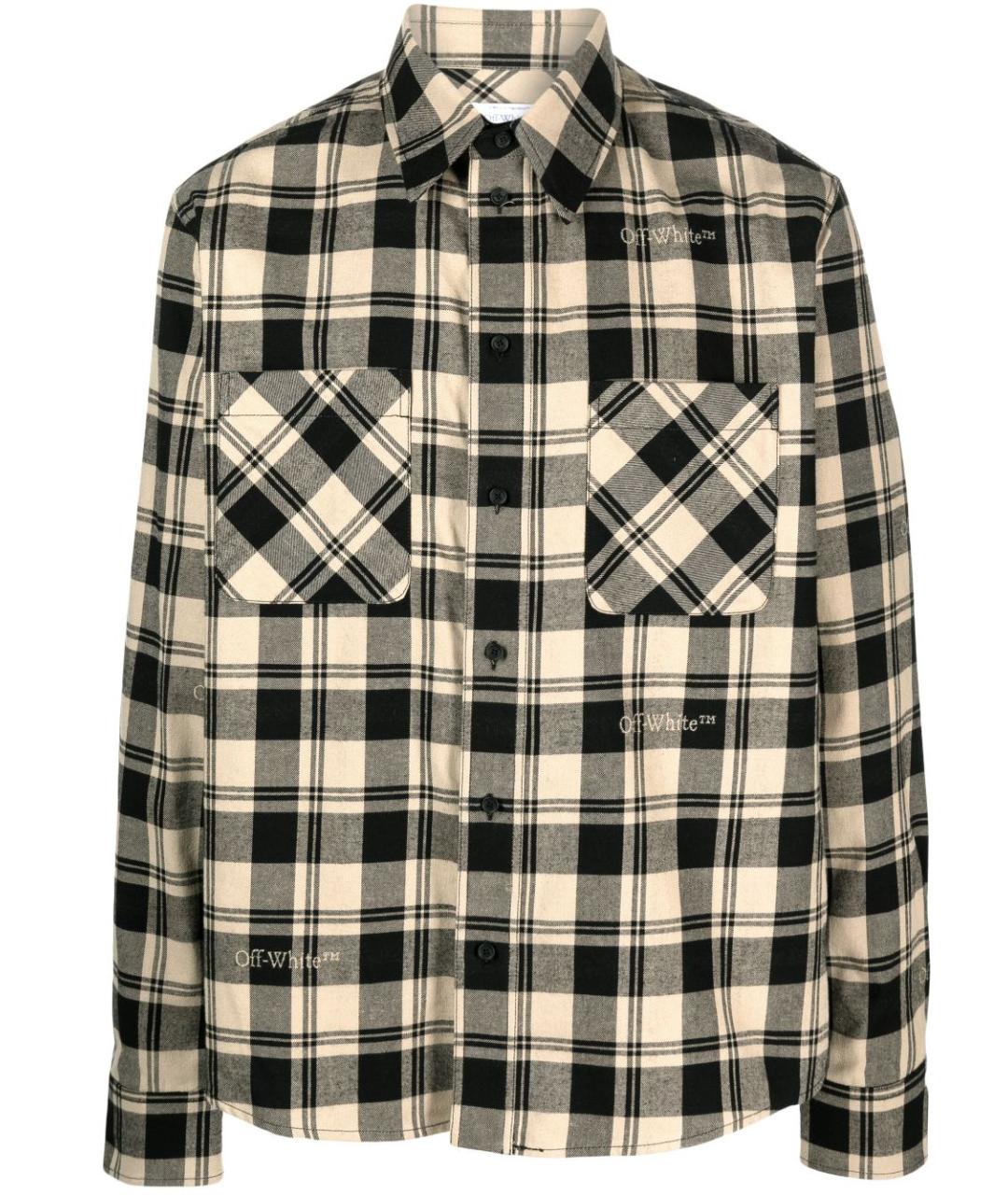 OFF-WHITE Мульти хлопковая кэжуал рубашка, фото 1