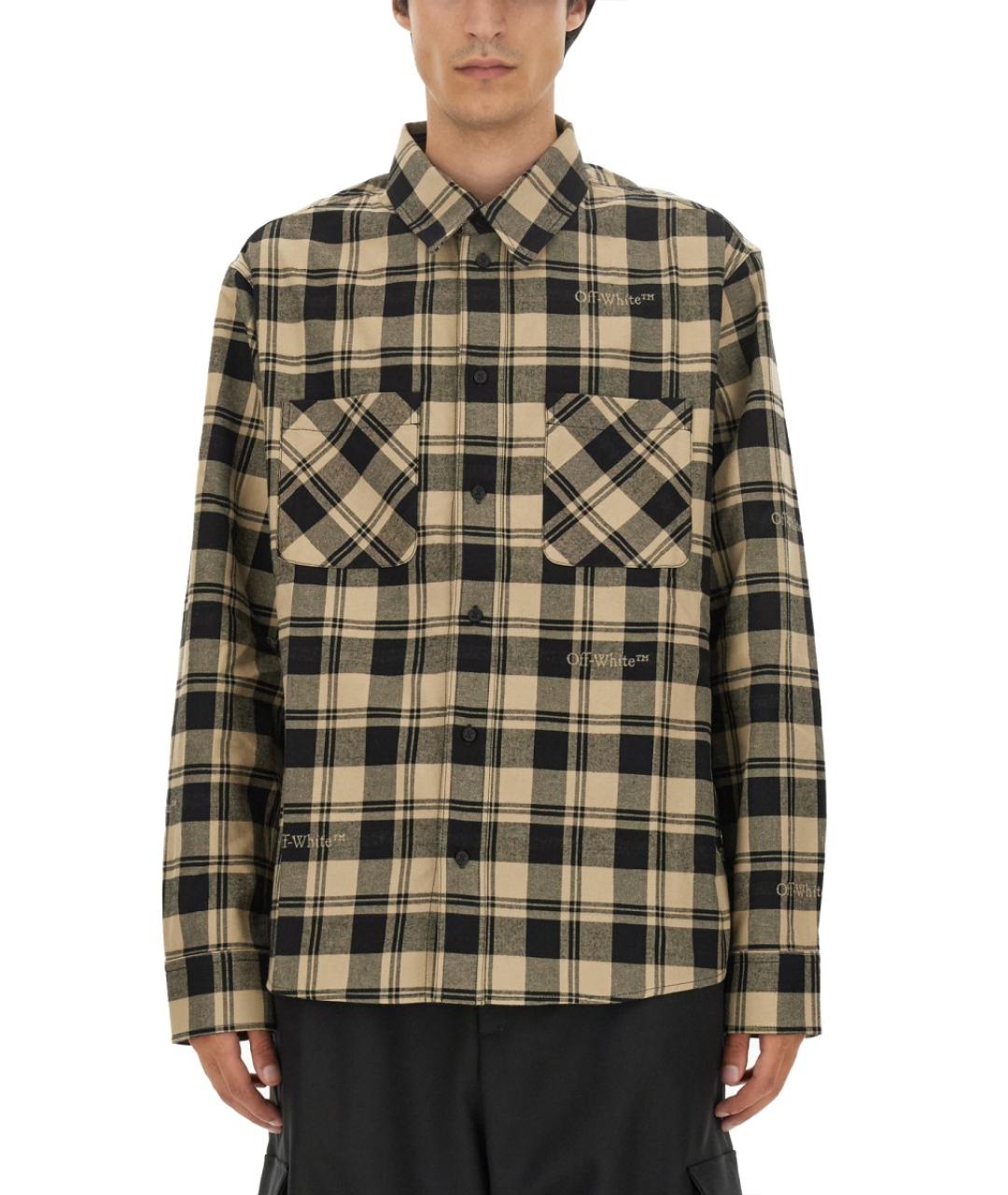 OFF-WHITE Мульти хлопковая кэжуал рубашка, фото 2