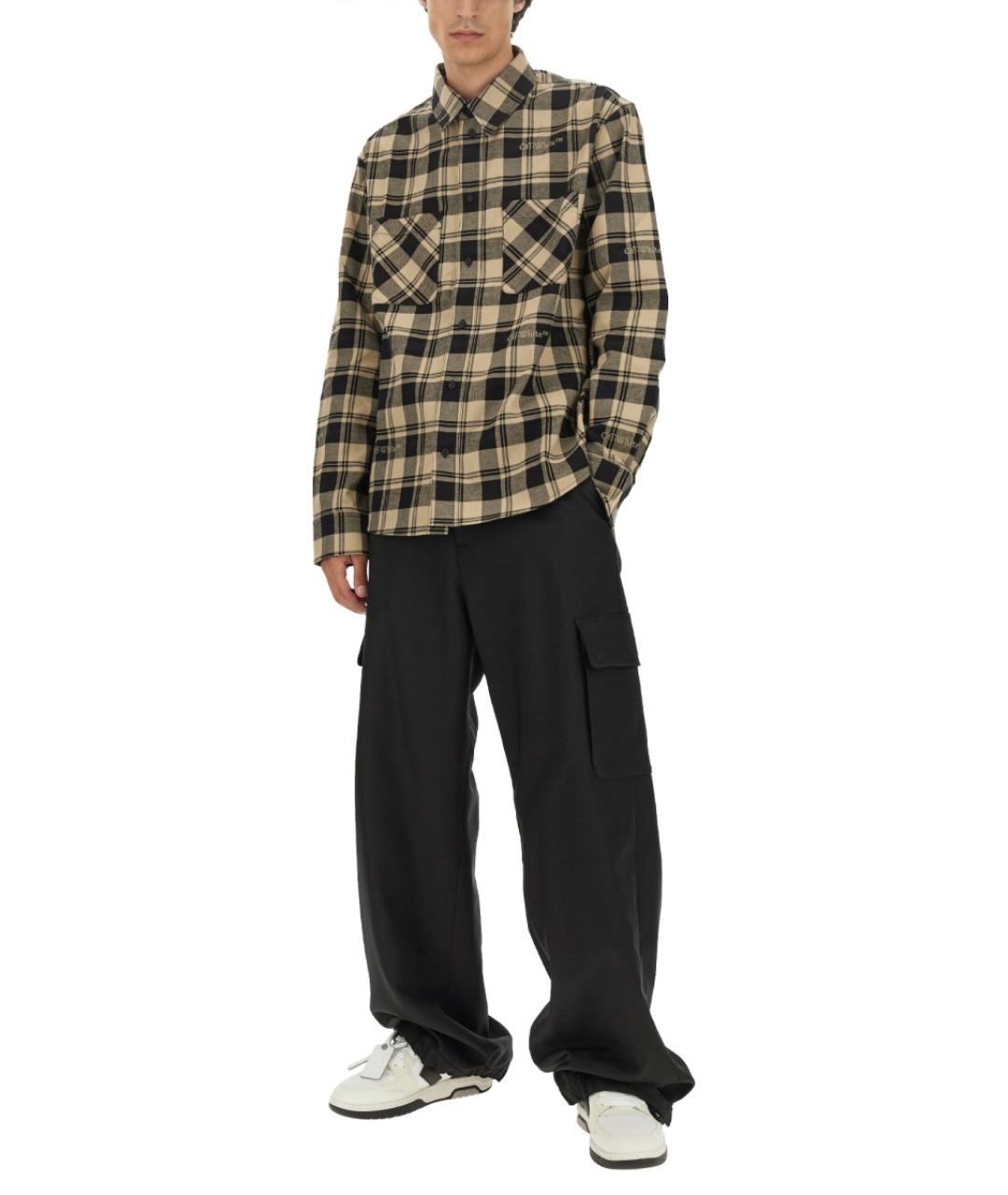 OFF-WHITE Мульти хлопковая кэжуал рубашка, фото 3