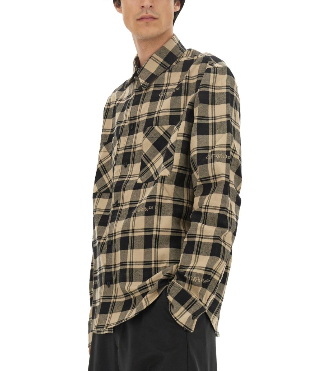 OFF-WHITE Мульти хлопковая кэжуал рубашка, фото 5