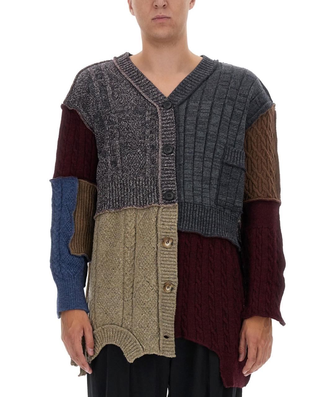 DOLCE&GABBANA Мульти шерстяной кардиган, фото 2