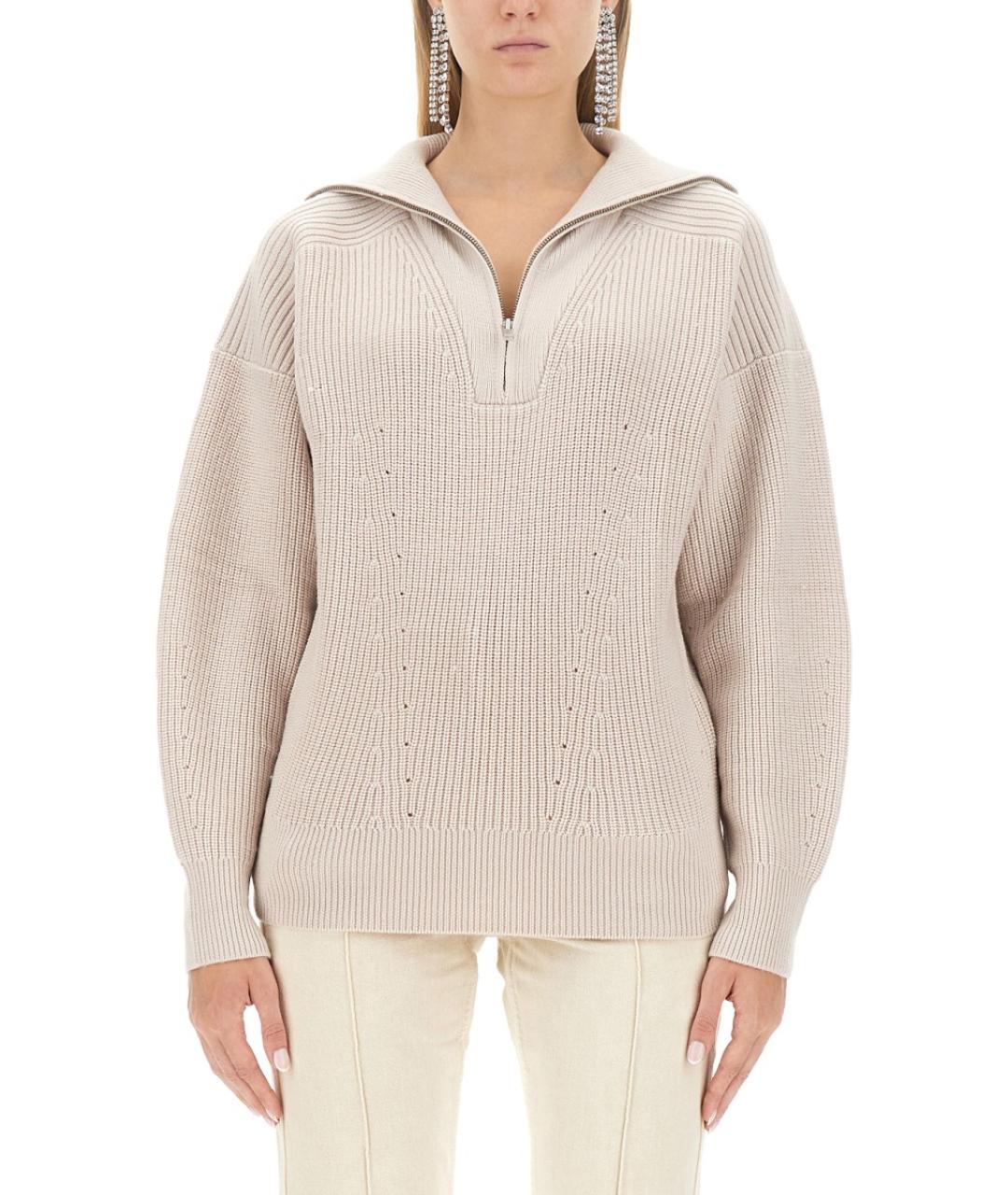 ISABEL MARANT Розовый шерстяной джемпер / свитер, фото 2