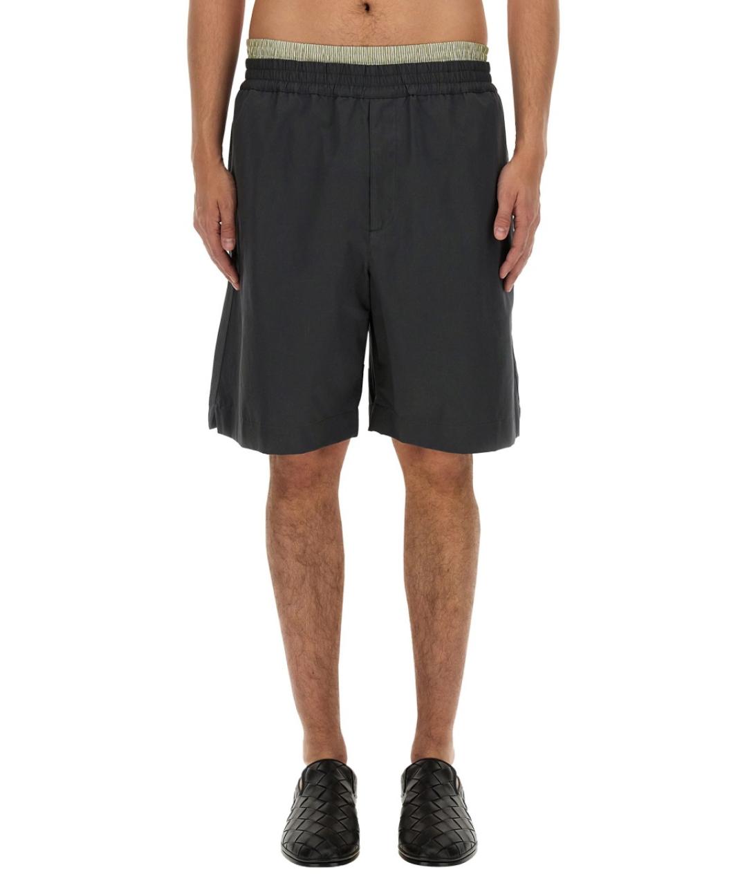 BOTTEGA VENETA Серые хлопковые шорты, фото 5