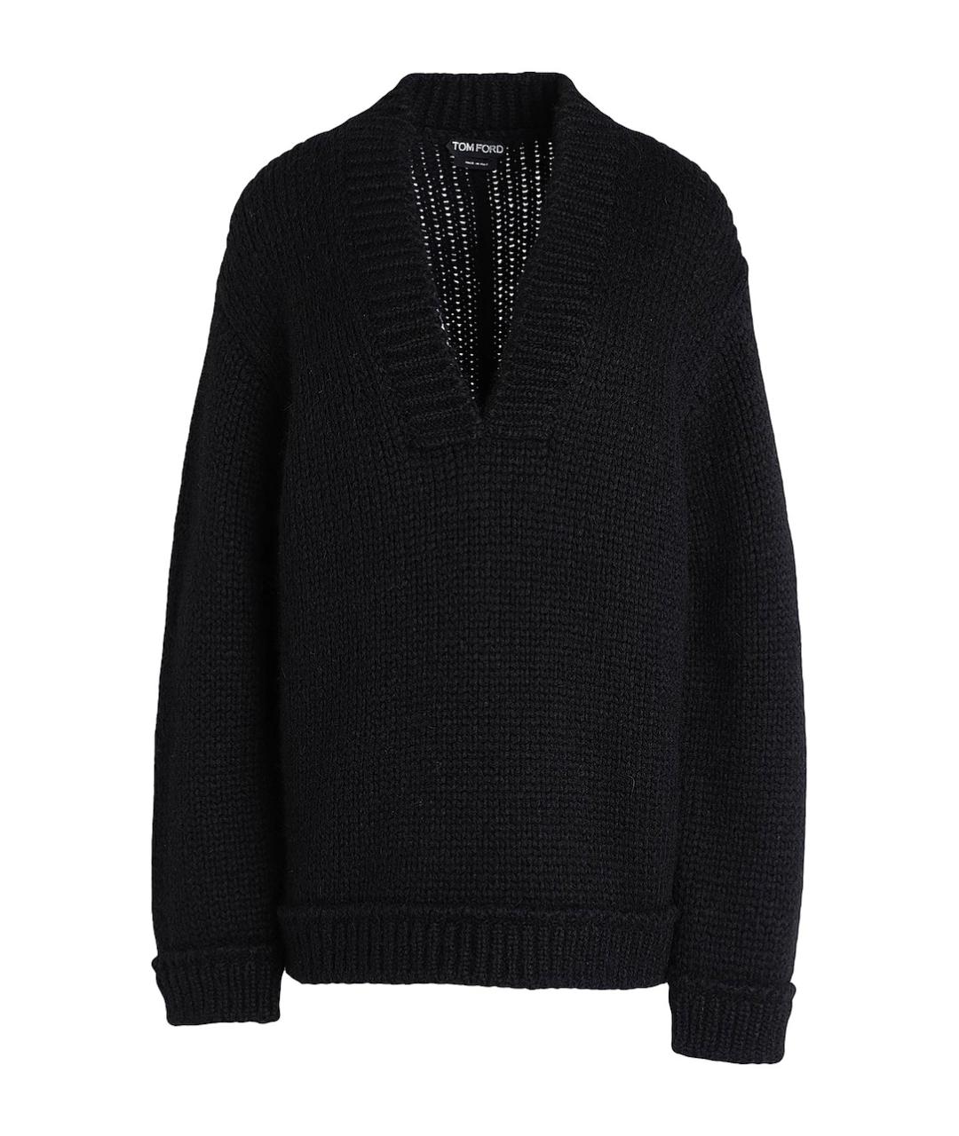 TOM FORD Черный шерстяной джемпер / свитер, фото 1