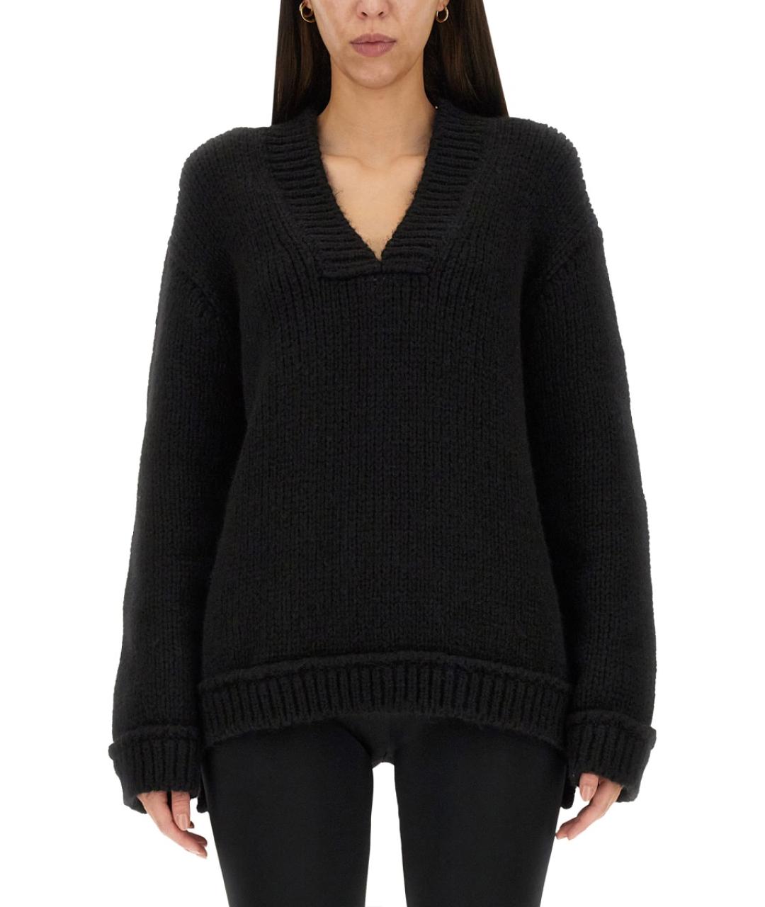 TOM FORD Черный шерстяной джемпер / свитер, фото 2