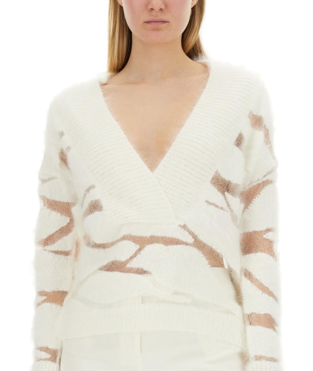 TOM FORD Белый шерстяной джемпер / свитер, фото 5