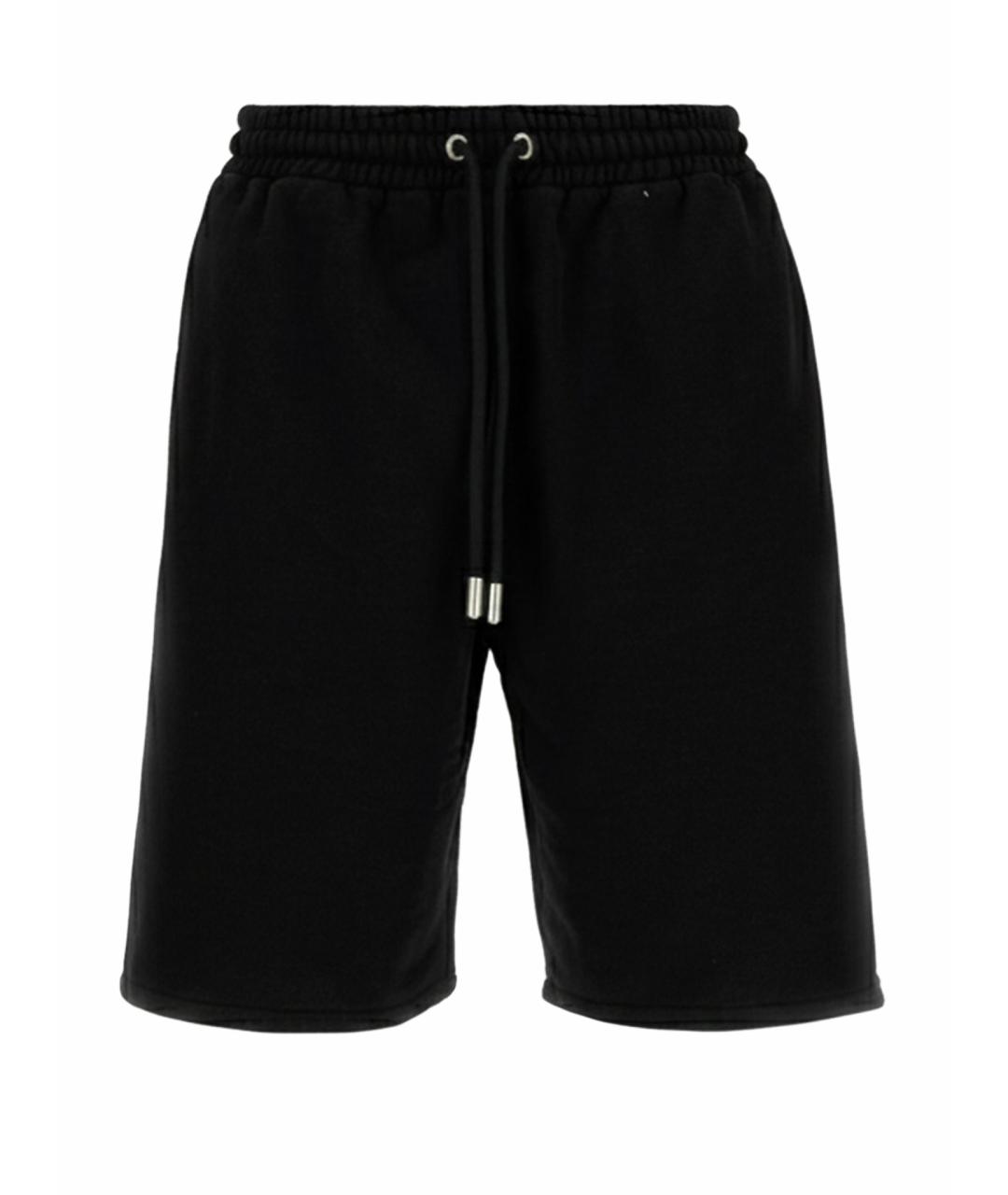 OFF-WHITE Черные хлопковые шорты, фото 1