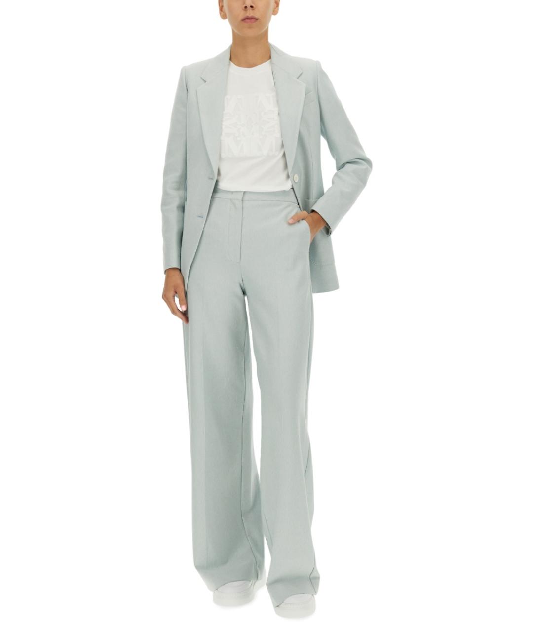 MAX MARA Белая хлопковая футболка, фото 3