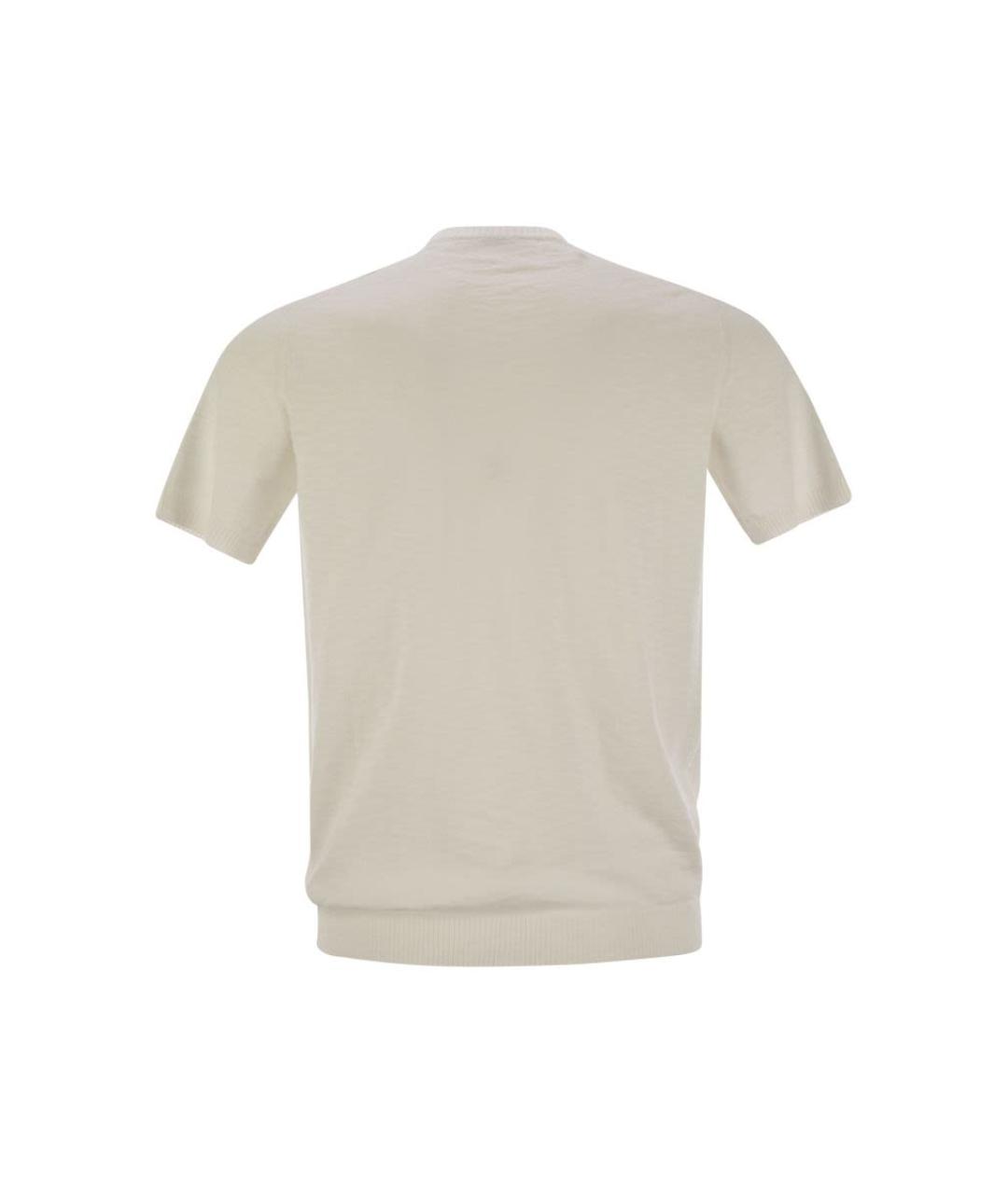 PT TORINO Белый хлопковый джемпер / свитер, фото 2