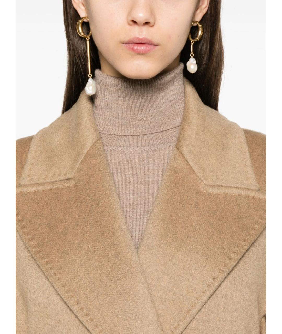 MAX MARA Бежевое кашемировое пальто, фото 2