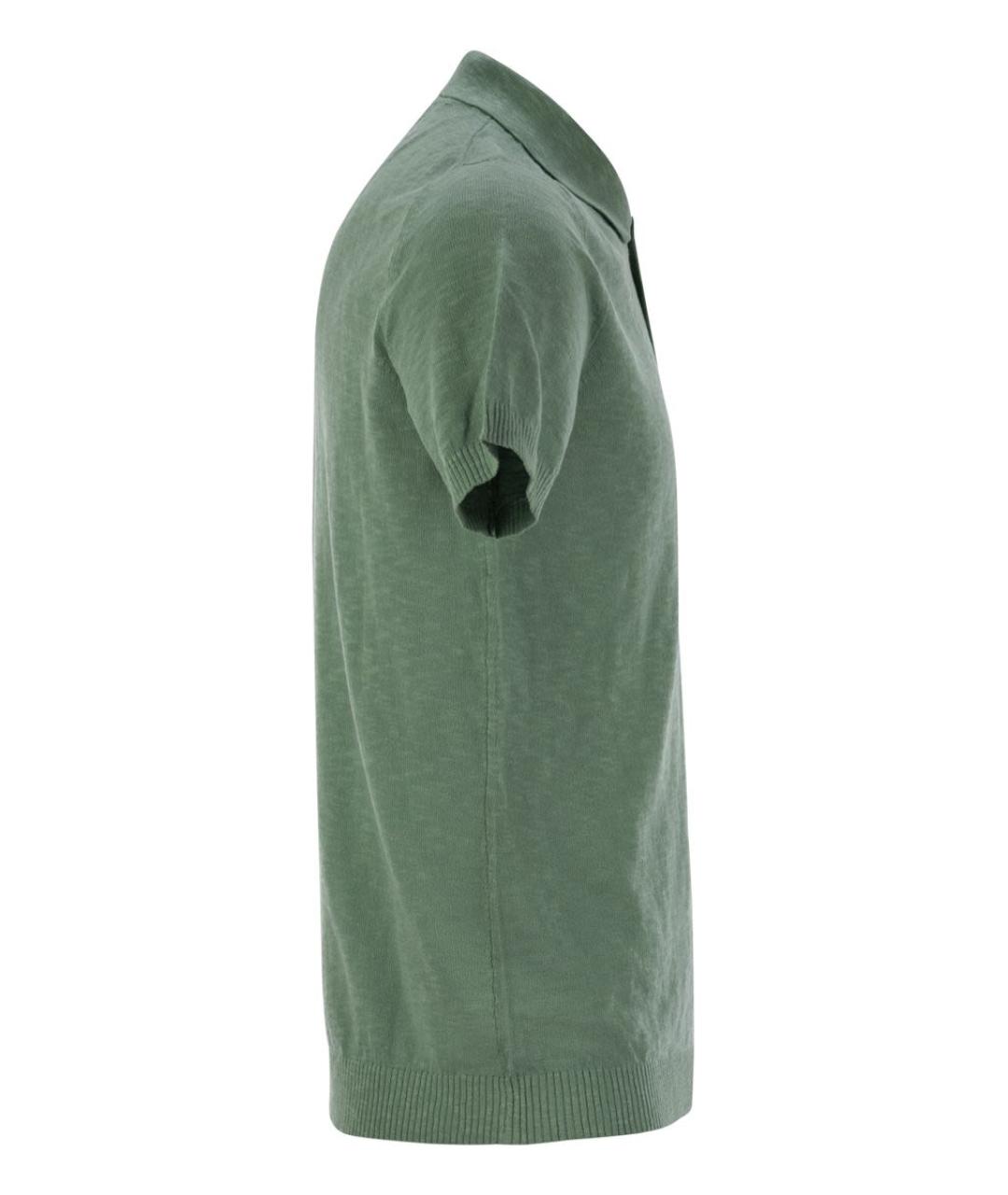 PT TORINO Зеленая хлопковая футболка, фото 3