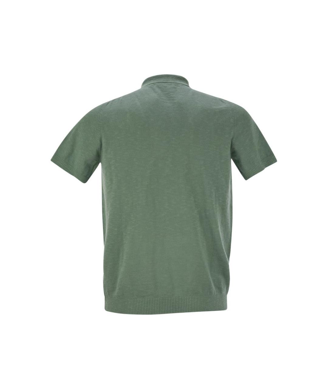 PT TORINO Зеленая хлопковая футболка, фото 2