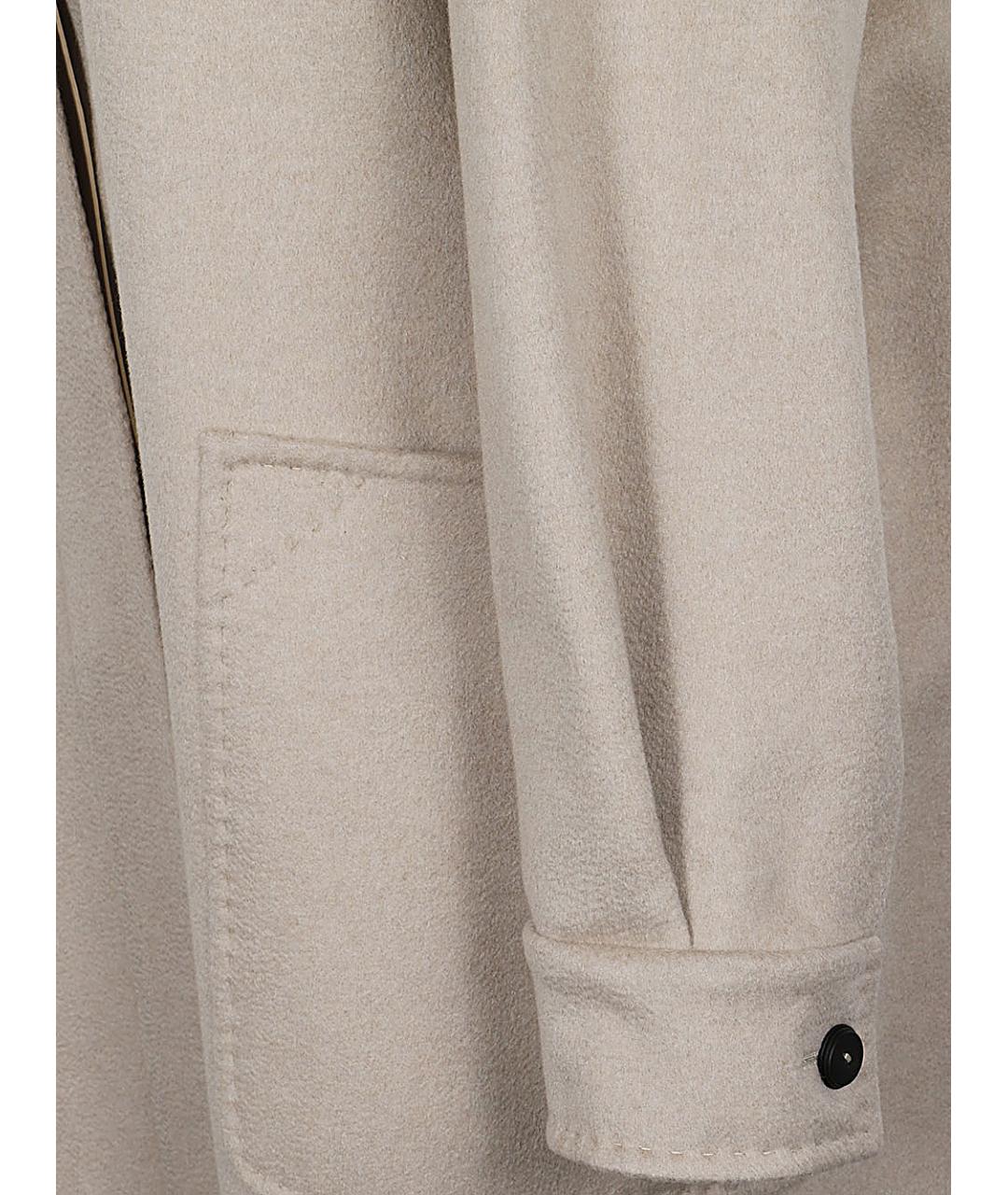MAX MARA Бежевое кашемировое пальто, фото 3