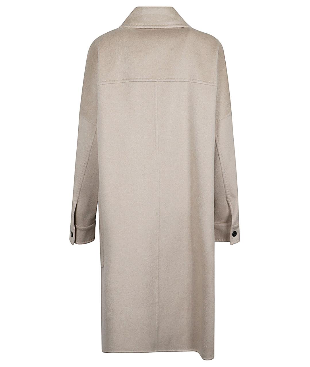 MAX MARA Бежевое кашемировое пальто, фото 2