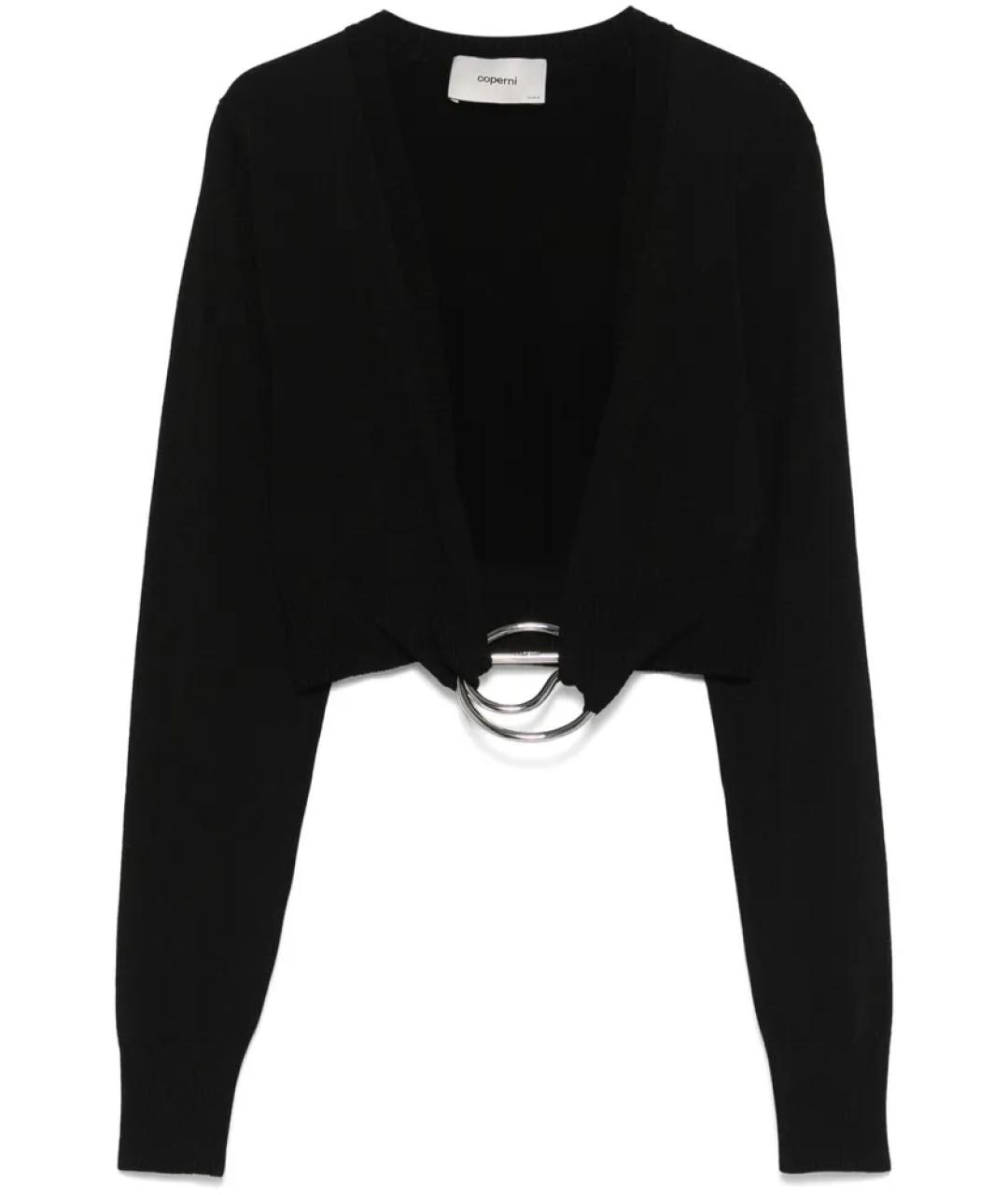 COPERNI Черный вискозный кардиган, фото 1