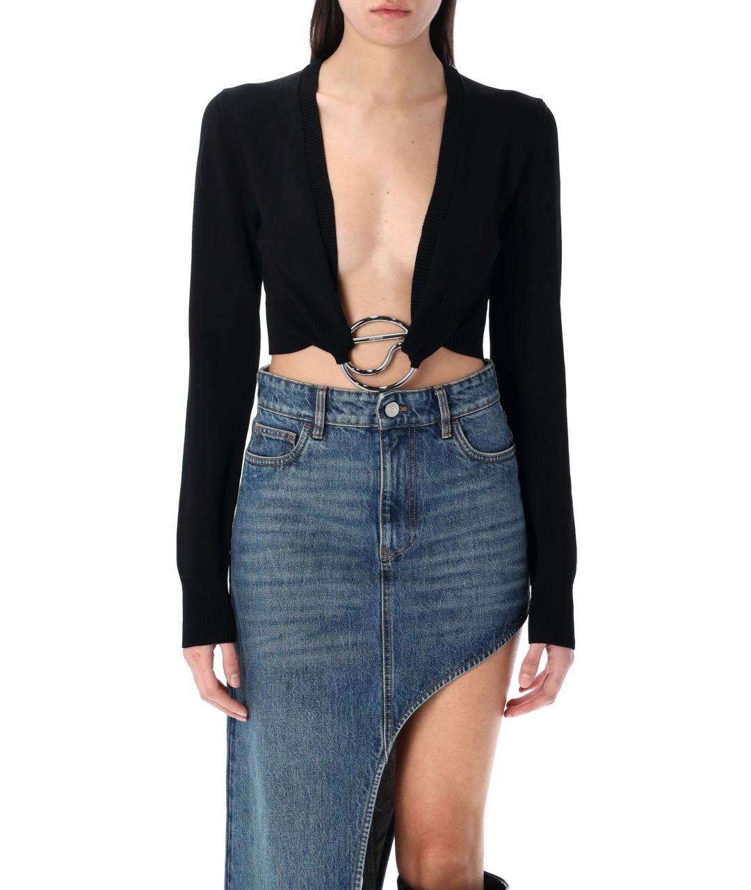 COPERNI Черный вискозный кардиган, фото 2