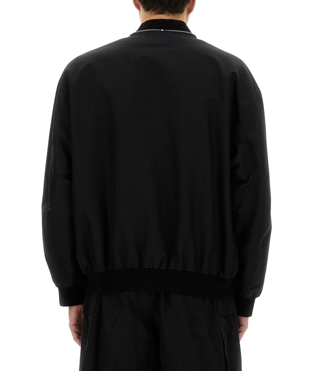 JIL SANDER Черная хлопковая куртка, фото 4