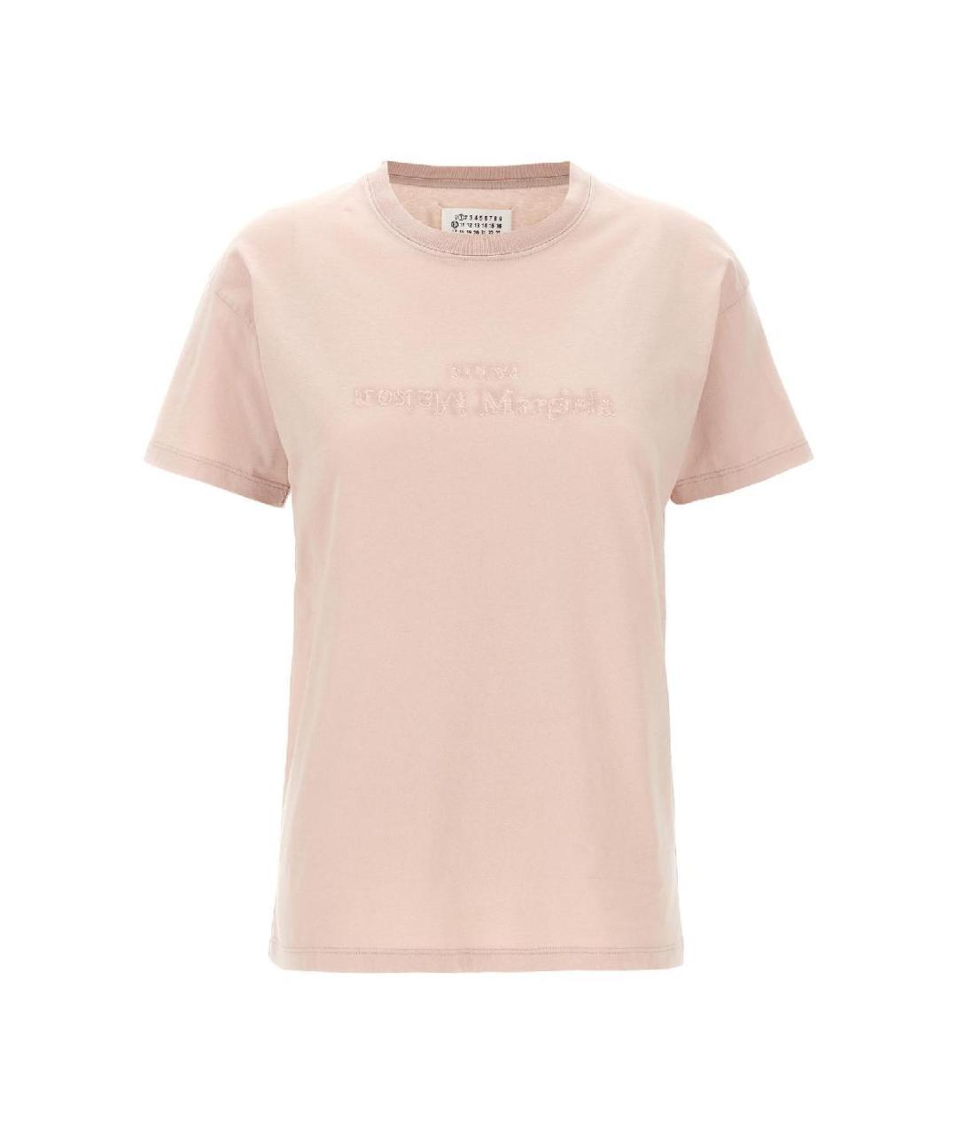 MAISON MARGIELA Бежевая хлопковая футболка, фото 1