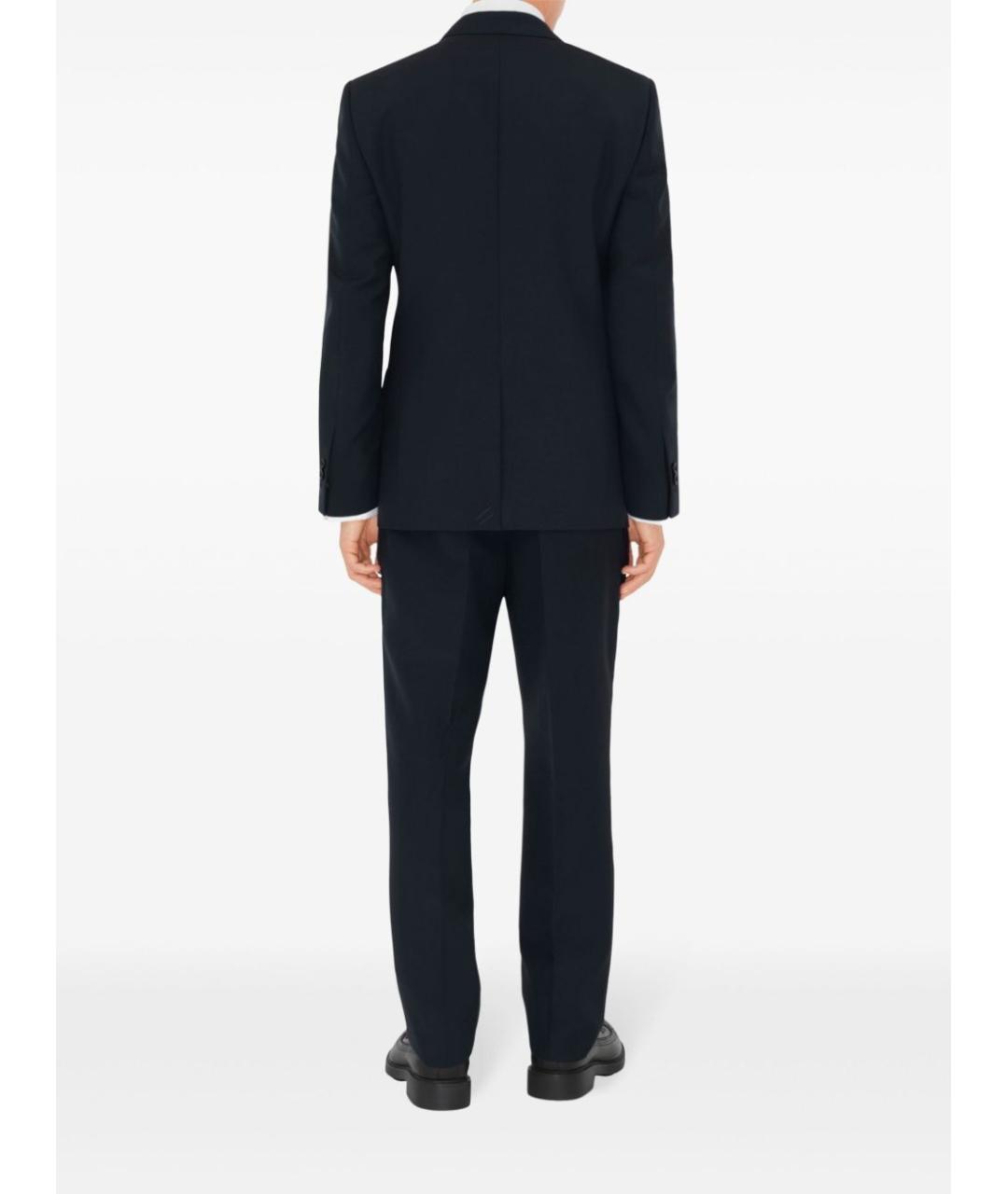 BURBERRY Темно-синий шерстяной пиджак, фото 3