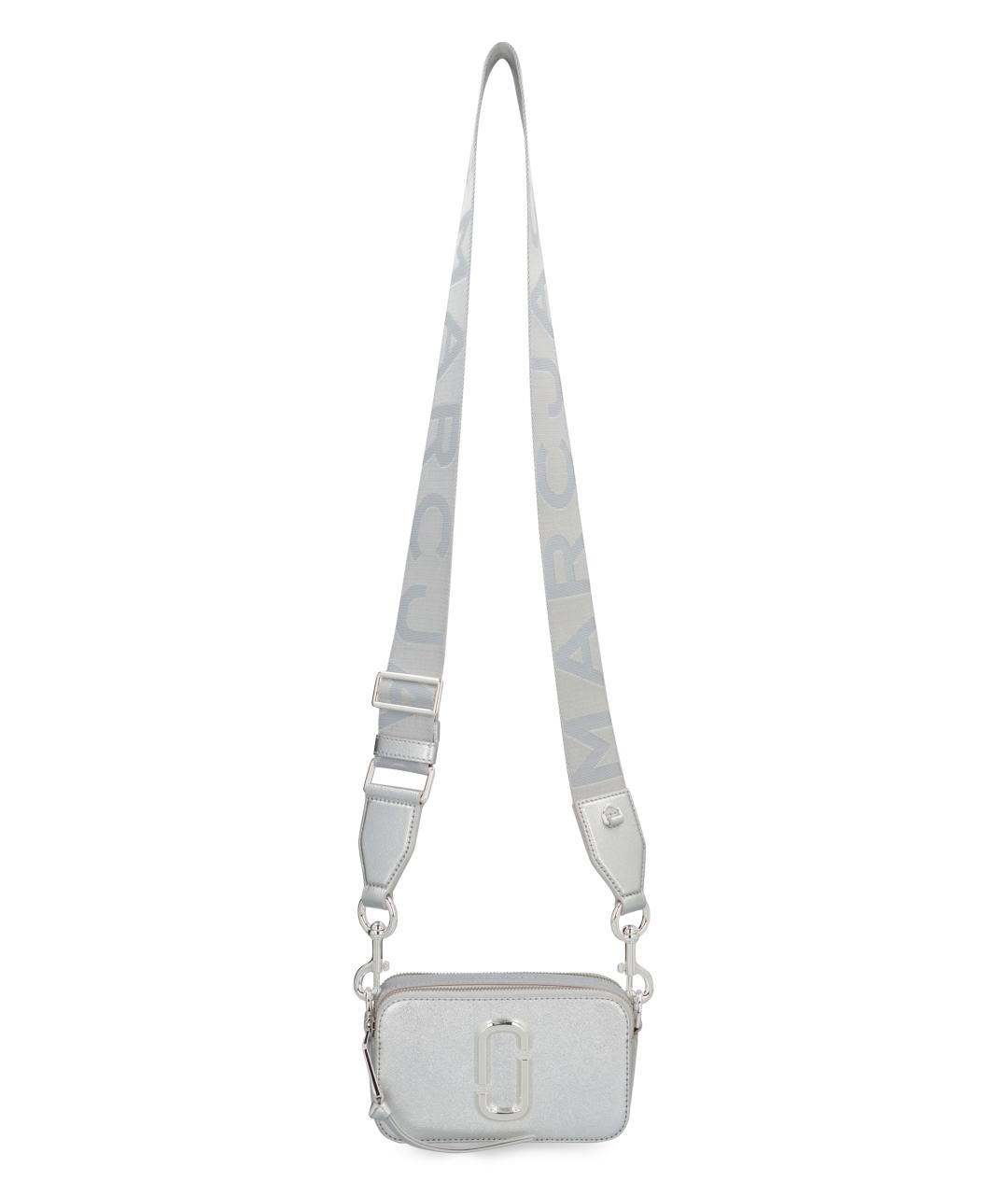 MARC JACOBS Серая кожаная сумка через плечо, фото 5