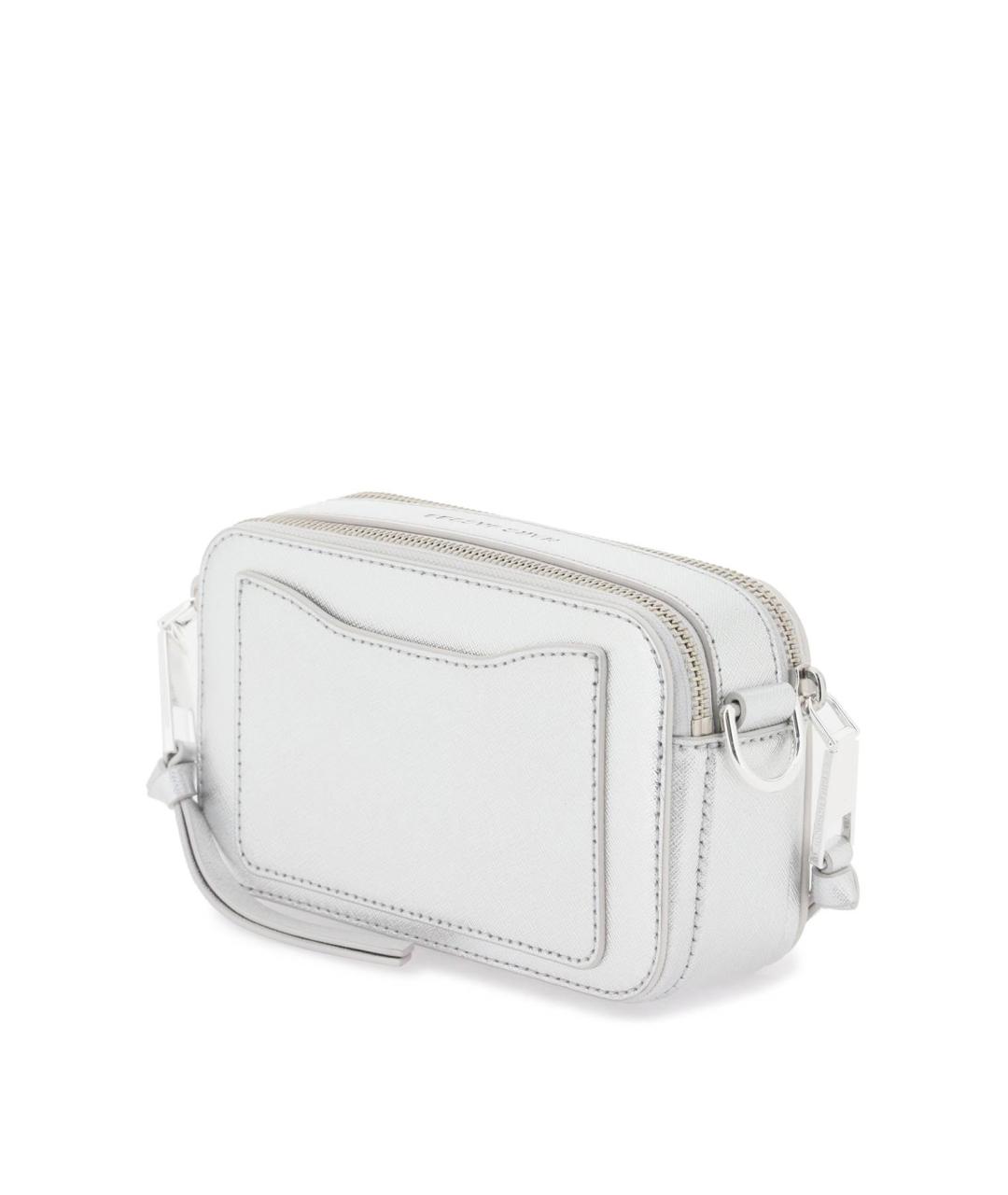 MARC JACOBS Серая кожаная сумка через плечо, фото 3