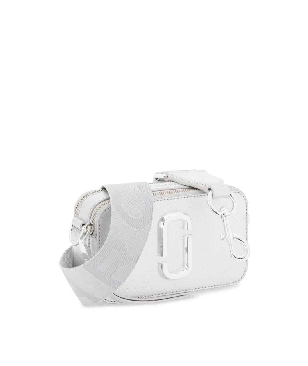 MARC JACOBS Серая кожаная сумка через плечо, фото 4