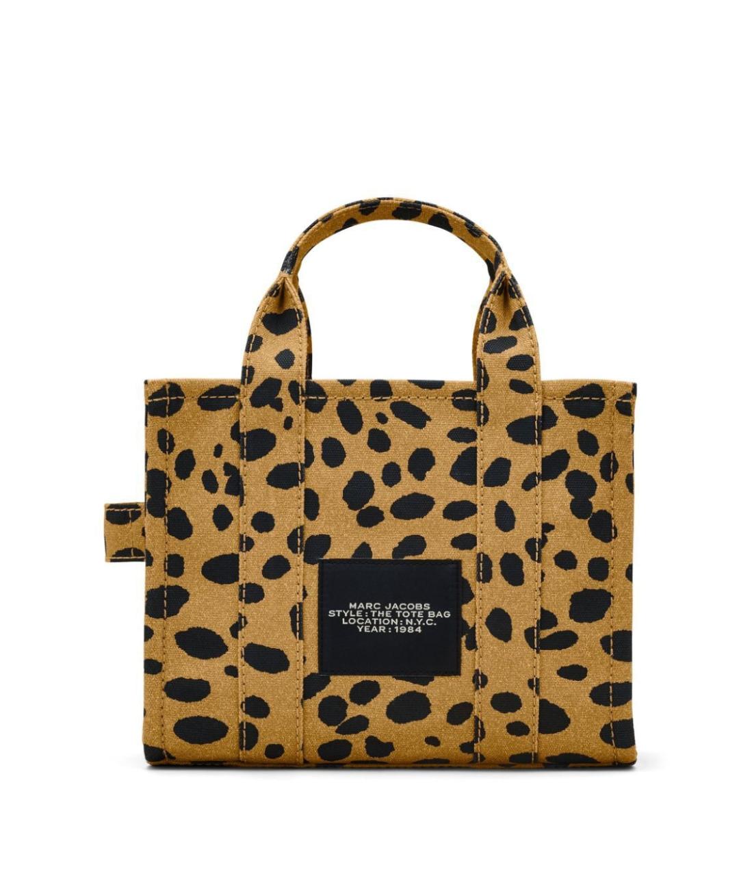 MARC JACOBS Коричневая тканевая сумка тоут, фото 4