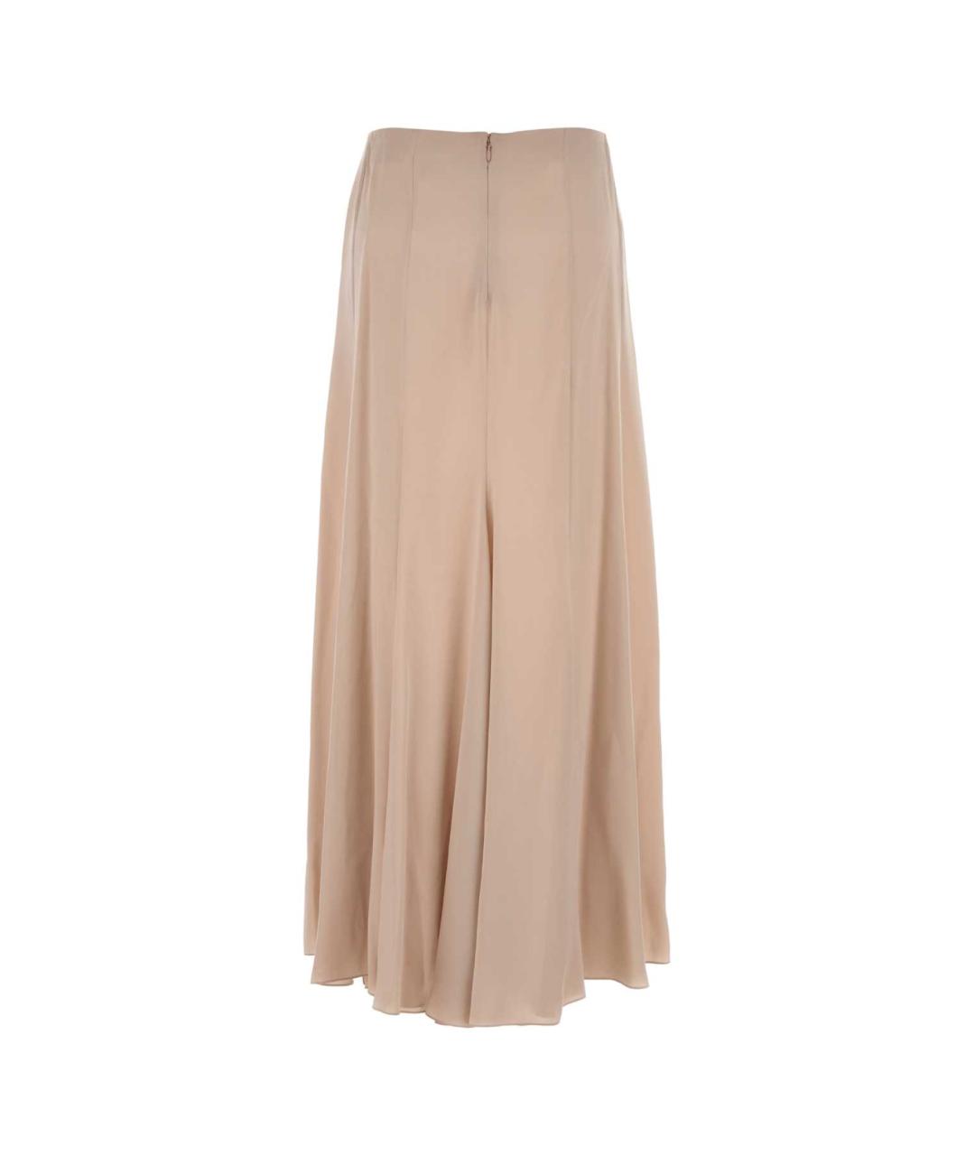CHLOE Розовая шелковая юбка миди, фото 2