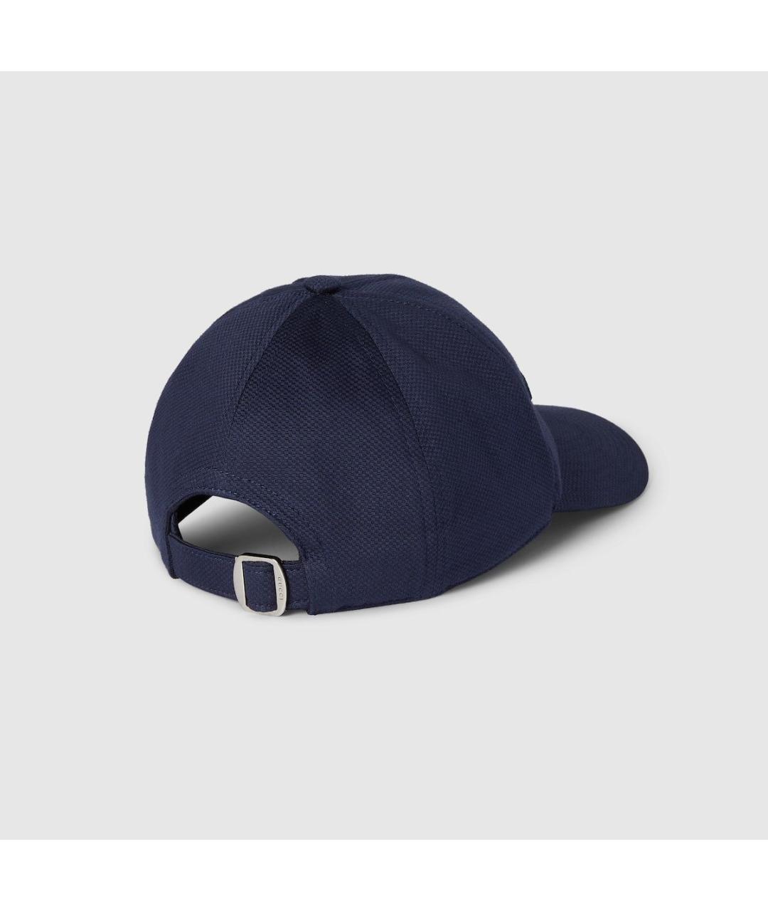 GUCCI Синяя хлопковая кепка/бейсболка, фото 3